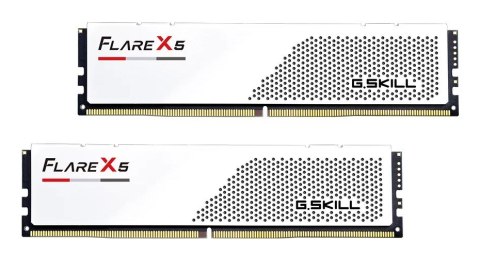 G.SKILL FLARE X5 AMD DDR5 2X32GB 6000MHZ CL28 EXPO WHITE F5-6000J2836G32GX2-FX5W