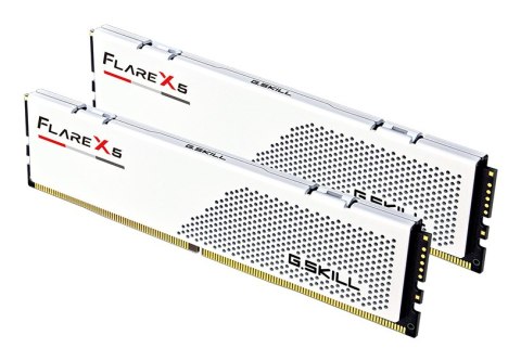 G.SKILL FLARE X5 AMD DDR5 2X32GB 6000MHZ CL30 EXPO WHITE F5-6000J3040G32GX2-FX5W