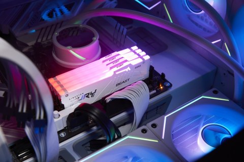 Kingston FURY DDR5 32GB (2x16GB) 5200MHz CL36 White RGB EXP