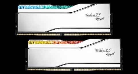 G.SKILL TRIDENT Z5 ROYAL RGB DDR5 2X32GB 6000MHZ CL28 SILVER F5-6000J2836G32GX2-TR5S
