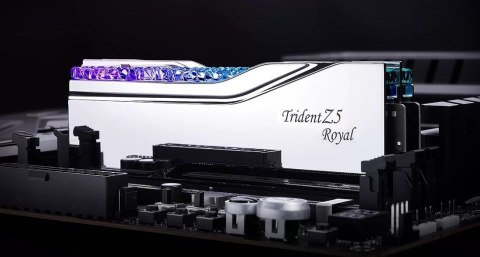G.SKILL TRIDENT Z5 ROYAL RGB DDR5 2X32GB 6000MHZ CL28 SILVER F5-6000J2836G32GX2-TR5S