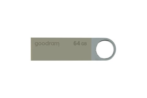Pendrive GoodRam UUN2 UUN2-0640S0R11 (64GB; USB 2.0; kolor srebrny)
