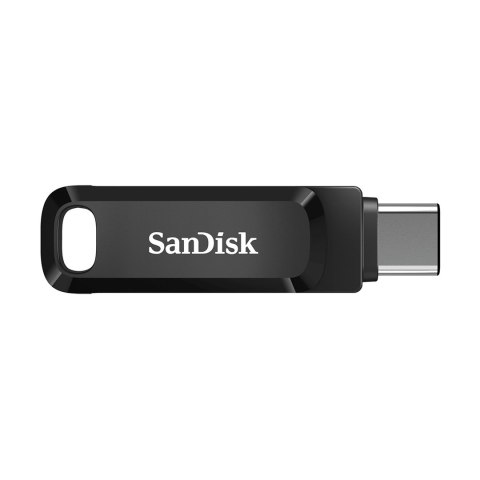 Pendrive SanDisk Ultra Dual GO SDDDC3-128G-G46 (128GB; USB 3.0, USB-C; kolor czarny)