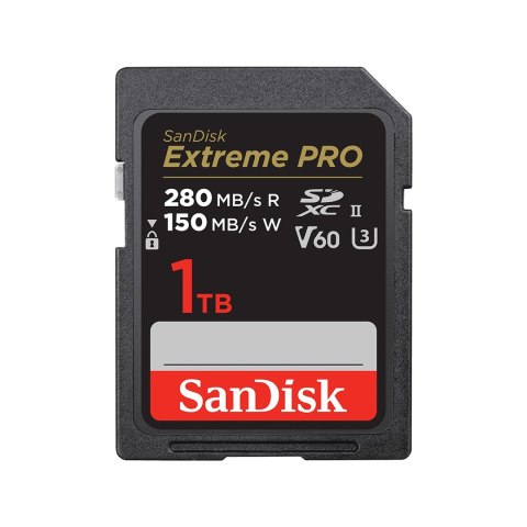 KARTA SANDISK EXTREME PRO SDXC 1TB 280/150 MB/s V60 UHS-II