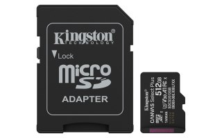 KINGSTON microSDXC 512GB Canvas Select Plus 3 + ADP