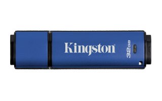Pendrive Kingston DTVP30/32GB (32GB; USB 3.0; kolor niebieski)