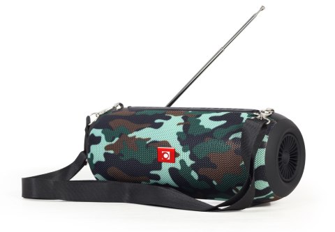 GEMBIRD PRZENOŚNY GŁOŚNIK BLUETOOTH SPK-BT-17-CM FM-RADIO, WBUDOWANY MIKROFON, WZÓR MORO, USB, AUX, MICROSD