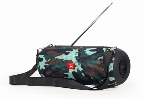 GEMBIRD PRZENOŚNY GŁOŚNIK BLUETOOTH SPK-BT-17-CM FM-RADIO, WBUDOWANY MIKROFON, WZÓR MORO, USB, AUX, MICROSD