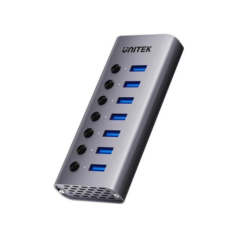 UNITEK HUB USB-A 3.0 7W1, 5GBPS Z PRZEŁĄCZNIKIEM