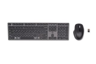 Zestaw klawiatura + mysz HP 720 Multi-Device Rechargeable Wireless Keyboard and Mouse Combo bezprzewodowe z akumulatorem czarne 