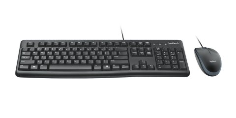 Zestaw klawiatura + mysz Logitech MK120 920-002562 (membranowa; USB 2.0; (US); kolor czarny; optyczna; 1000 DPI)