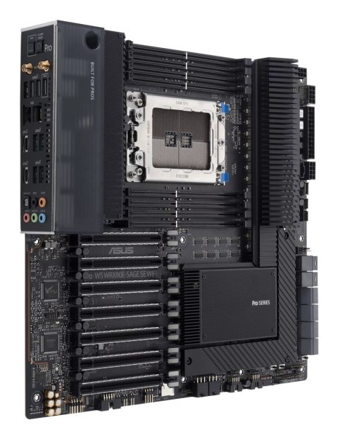 ASUS PRO WS WRX80E-SAGE SE WIFI AMD WRX80 Threadripper PRO, Intel I211-AT 2x2.5 Gb LAN, USB 3.2 Gen 2x2 Type-C port, 7 x PCIe 4.