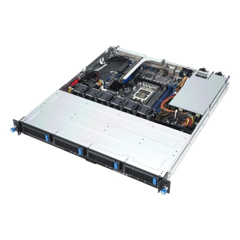 ASUS Rack 1U RS300-E12-RS4/350W Intel C262 LGA1700 95W 4xDDR5 4400/4000/3600 4x3,5"/2,5" 4*SATA/SAS/NVMe 2x Intel I210AT 1x Mana