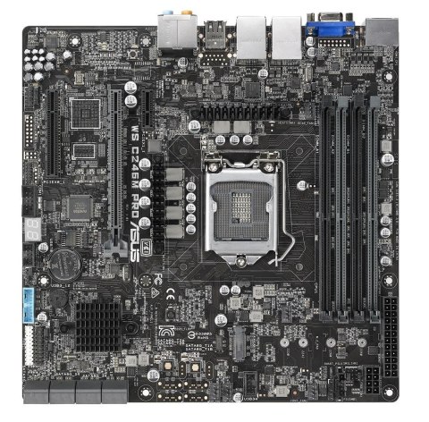 ASUS WS C246M PRO , 1 x Socket LGA1151, Intel C246 Chipset,4x DDR4 2666 UDIMM non-ECC/ECC, 3x PCIe 3.0, 8x SATA, Intel Rapid Sto