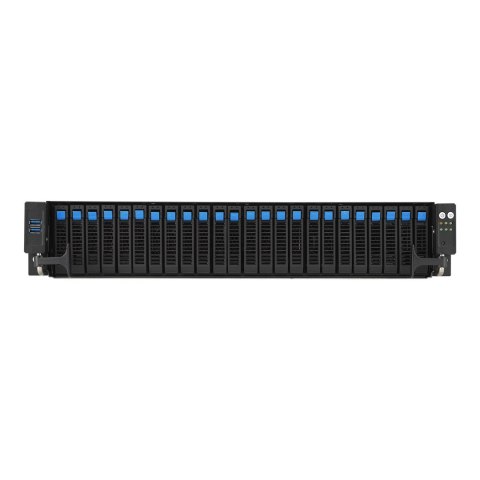 Platforma Asus Rack (2U) RS521A-E12-RS24U AMD Epyc 9005/9004 (16x NVMe/8x SATA HS, 2xM.2, 2x1Gbe, IPMI, 1+1 2000W)