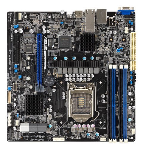 Płyta Serwerowa ASUS P12R-M/10G-2T/ASMB10 LGA-1200,C252, 4*DIMM, 1*PCIe x8 slot, 1*PCIe 16 slot, 6*SATA ports, 1*M2, 1 x Dual Po