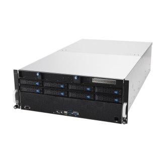 ASUS Rack 4U ESC8000A-E11-SKU1/2.2KW(2+2)/2PCIe/2NVMe AMD EPYC 2x LGA 4094 (SP3) 280W 32xDDR4 3200 8x3.5"/2.5" SATA/SAS*+2NVME 2