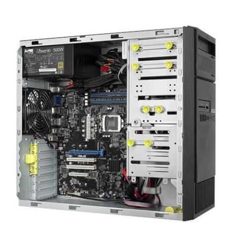 ASUS Tower TS100-E10-PI4 Intel C242 1x LGA 1151 95W 4xDDR4 2666/2400 3x3.5" SATA Intel 1Gb x2 PSUx1 300W 80+ Bronze
