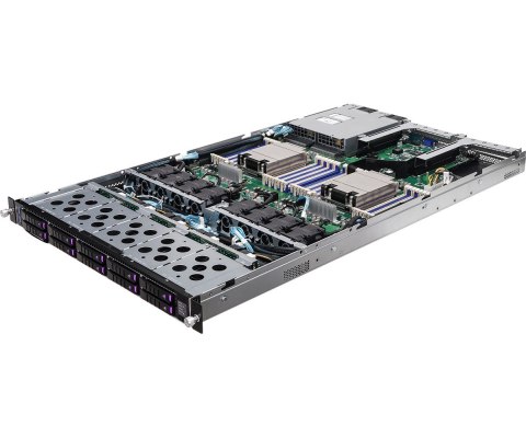 Platforma ASRock Rack (1U) AMD Epyc 7000 (10xSFF, Red. PSU, IPMI)