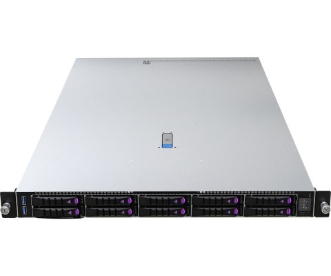 Platforma ASRock Rack (1U) AMD Epyc 7000 (10xSFF, Red. PSU, IPMI)