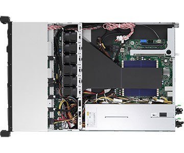 Platforma ASRock Rack (1U) AMD Epyc 7003 (4xSFF, 4xLFF, 2x10GbE, Red. PSU, IPMI)