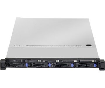 Platforma ASRock Rack (1U) AMD Epyc 7003 (4xSFF, 4xLFF, 2x10GbE, Red. PSU, IPMI)