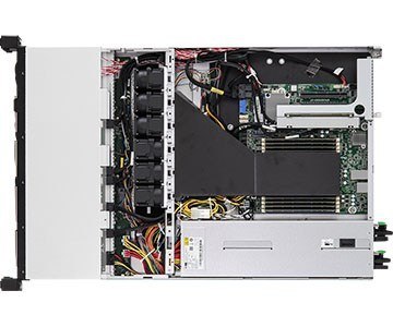 Platforma ASRock Rack (1U) AMD Epyc 7003 (4xSFF, 4xLFF, 2x10GbE, Red. PSU, IPMI)