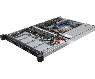 Platforma ASRock Rack (1U) AMD Epyc 9004 (4xSFF, 4xLFF, 2x10GbE, Red. PSU, IPMI)