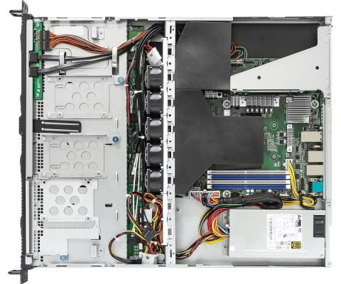 Platforma ASRock Rack (1U) AMD Ryzen (4xLFF, 2x10GbE, 2xGbE, Fixed PSU, IPMI)