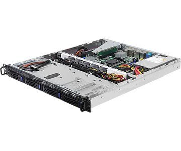 Platforma ASRock Rack (1U) AMD Ryzen 7000 (4xLFF, 2xGbE, 2x10GbE, Fixed PSU, IPMI)