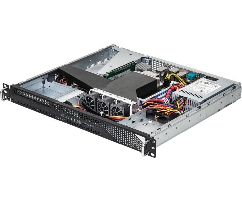 Platforma ASRock Rack (1U) AMD Ryzen (Int. drive bays, 2xGbE, 2x10GbE, Fixed PSU, IPMI)