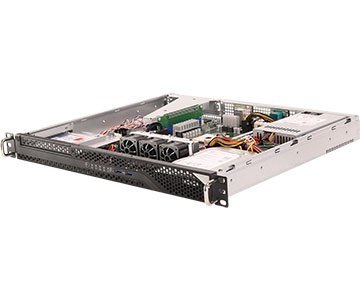 Platforma ASRock Rack (1U) AMD Ryzen (Int. drive bays, 2xGbE, Fixed PSU, IPMI)