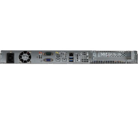 Platforma ASRock Rack (1U) AMD Ryzen (Int. drive bays, 2xGbE, Fixed PSU, IPMI)