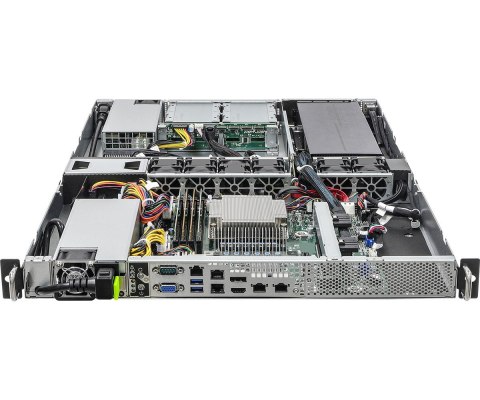 Platforma ASRock Rack (1U) Intel Core 12/13/14gen (4xSFF, 2x10GbE, 2xGbE, Red. PSU, IPMI)