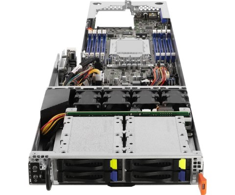 Platforma ASRock Rack (2U) AMD Epyc 7002/7003 (4xSFF/node, OCP mezz., Red. PSU, IPMI)