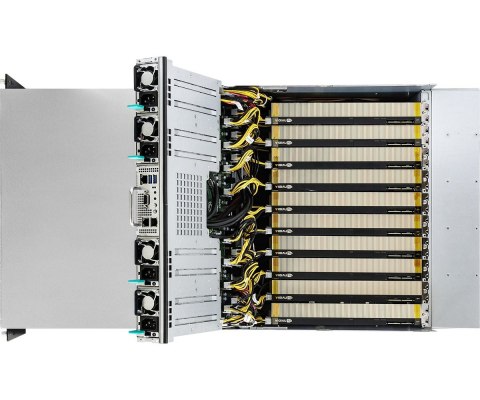 Platforma ASRock Rack (4U) Intel Scalable 3gen (12xLFF, 2x10GbE, 10xGPU, Red. PSU, IPMI)