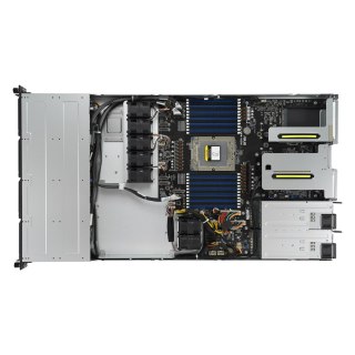 Platforma Asus Rack (1U) RS500A-E12-RS4U/800W AMD Epyc 9004 (4x NVMe, 2xGPU, 2x1Gbe, IPMI, 1+1 800W)