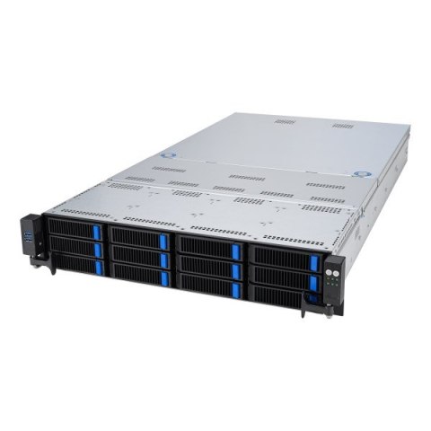 Platforma Asus Rack (2U) RS720-E11-RS12U Intel Scalable 4/5gen (12x NVMe/SATA HS, 2x M.2, 2x 10Gbe, IPMI, 1+1 2600W)