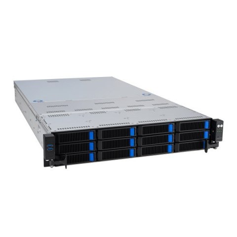 Platforma Asus Rack (2U) RS720-E11-RS12U Intel Scalable 4/5gen (12x NVMe/SATA HS, 2x M.2, 2x 10Gbe, IPMI, 1+1 2600W)