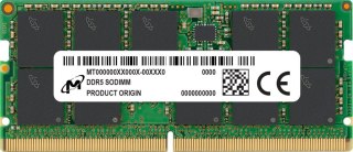 Micron SO-DIMM ECC DDR5 32GB 2Rx8 4800MHz PC5-38400 MTC20C2085S1TC48BR