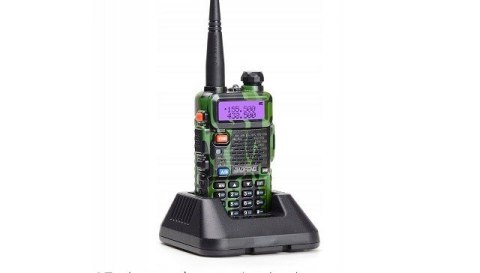 Krótkofalówka Baofeng UV-5R HTQ Camo, Radiotelefon Walkie Talkie Skaner Kamuflaż