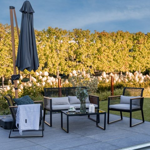 Parasol ogrodowy ROMA S antracyt