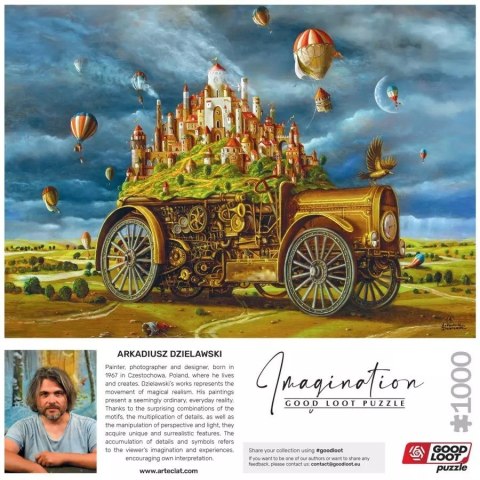 Puzzle Good Loot Imagination Puzzle: Arkadiusz Dzielawski Wielka Przeprowadzka 1000 elementów