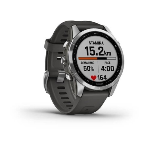 Garmin Fenix 7S sports watch, silver