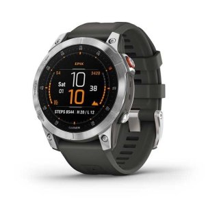 Zegarek sportowy Garmin EPIX 2 AMOLED 47mm Slate Steel