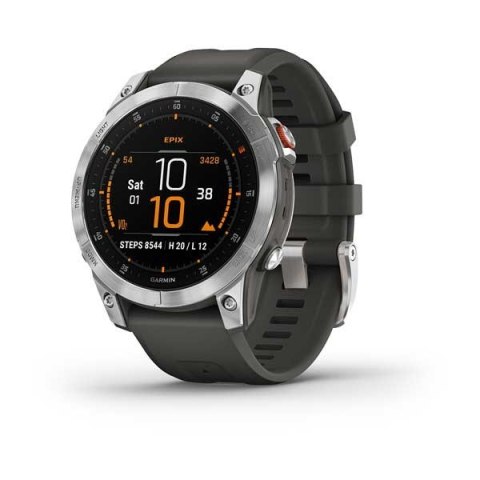 Zegarek sportowy Garmin EPIX 2 AMOLED 47mm Slate Steel