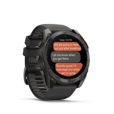 Zegarek sportowy Garmin Fenix 8 AMOLED 51mm Czarny