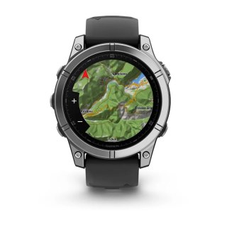 Zegarek sportowy Garmin Fenix E AMOLED 47mm Stainless Steel
