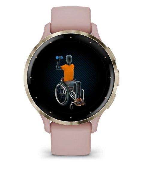 Zegarek sportowy Garmin Venu 3S AMOLED 41mm Golden Rose