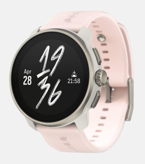 Zegarek sportowy Suunto Race S Powder Pink AMOLED 45mm Szary
